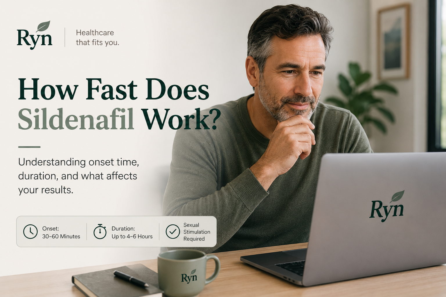 How Long Does Sildenafil Take to Work? Timing, Duration & What to Expect