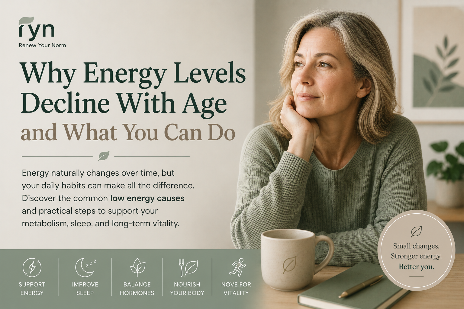 Low Energy Causes: Why Energy Levels Decline With Age and What You Can Do